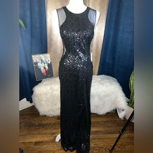NWT. Calvin Klein Black Night Formal Dress. Size Medium
